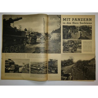 Die wehrmacht, nr.9, 23 april 1941, 20 april 1941 Der Führer Mit den Reichsmarschall. Espenlaub militaria